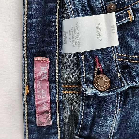 Levi Strauss flare denim size 11 - Picture 3 of 5